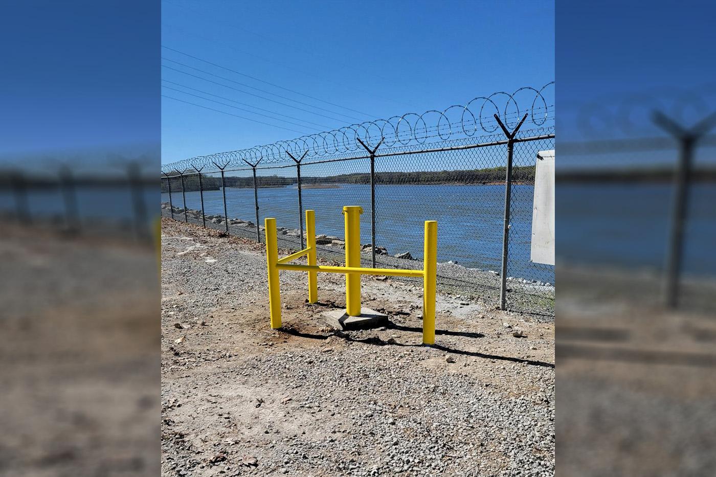 Geotechnical core holes at Kerr Dam