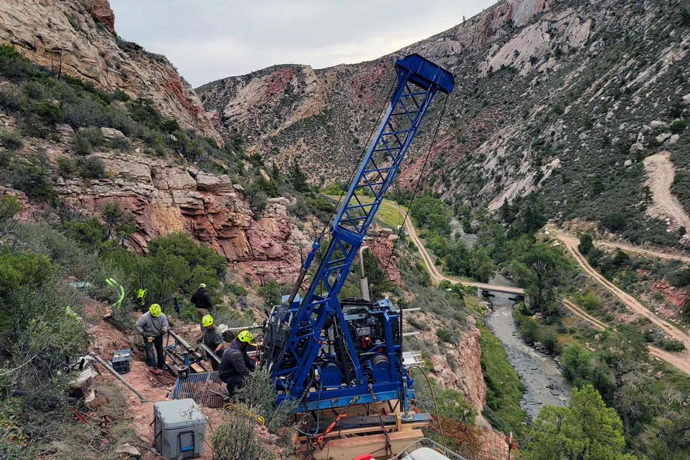La Prele Dam 2023 Helicopter