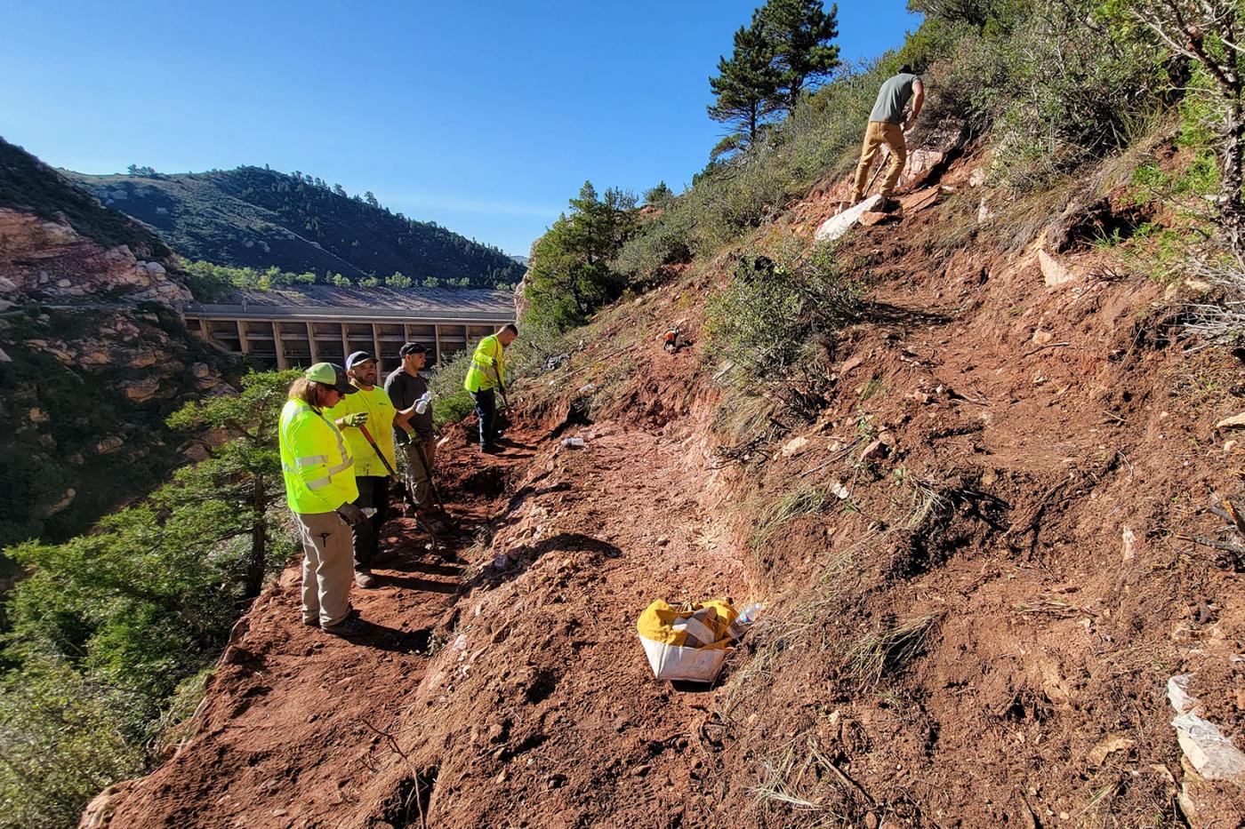La Prele Dam 2023 Helicopter