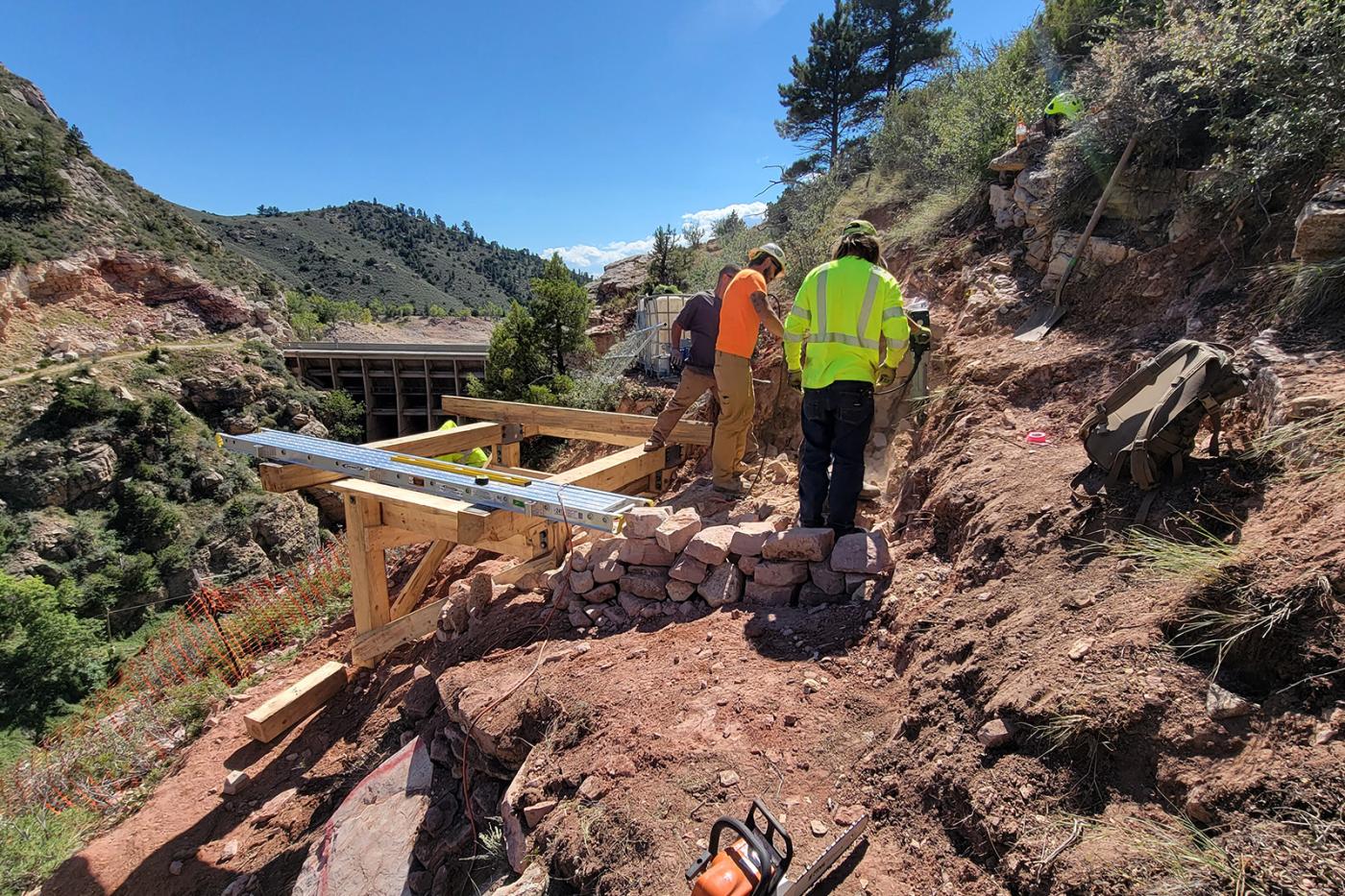 La Prele Dam 2023 Helicopter