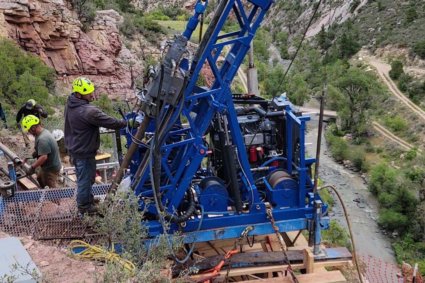 La Prele Dam 2023 Helicopter