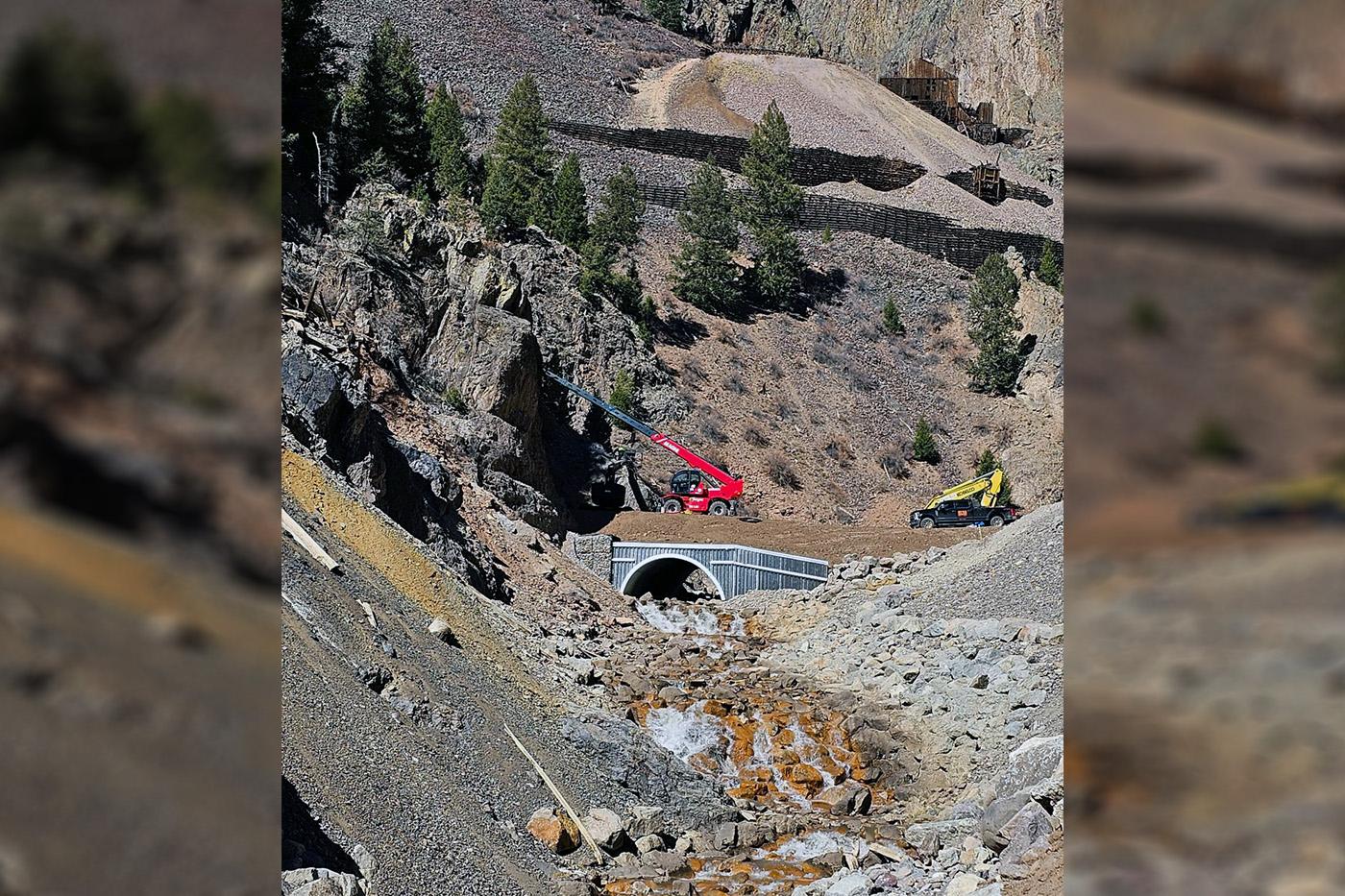 Nelson Tunnel core drilling